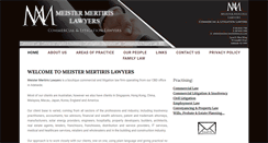 Desktop Screenshot of meister-mertirislawyers.com
