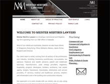 Tablet Screenshot of meister-mertirislawyers.com